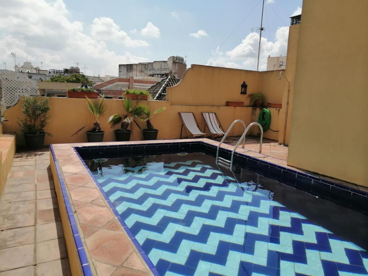 Tourist House Trajano Terraza-Piscina Apartment Sevilla Bagian luar foto
