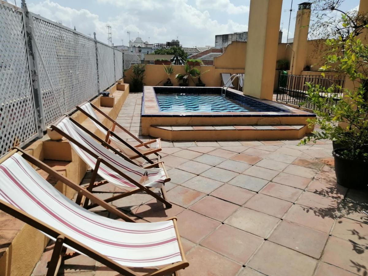 Tourist House Trajano Terraza-Piscina Apartment Sevilla Bagian luar foto